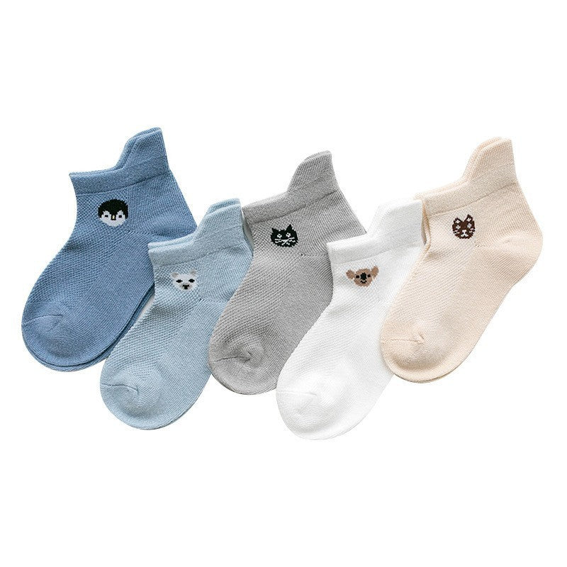 Breathable Cotton Baby Socks — Unisex Multi-Pack