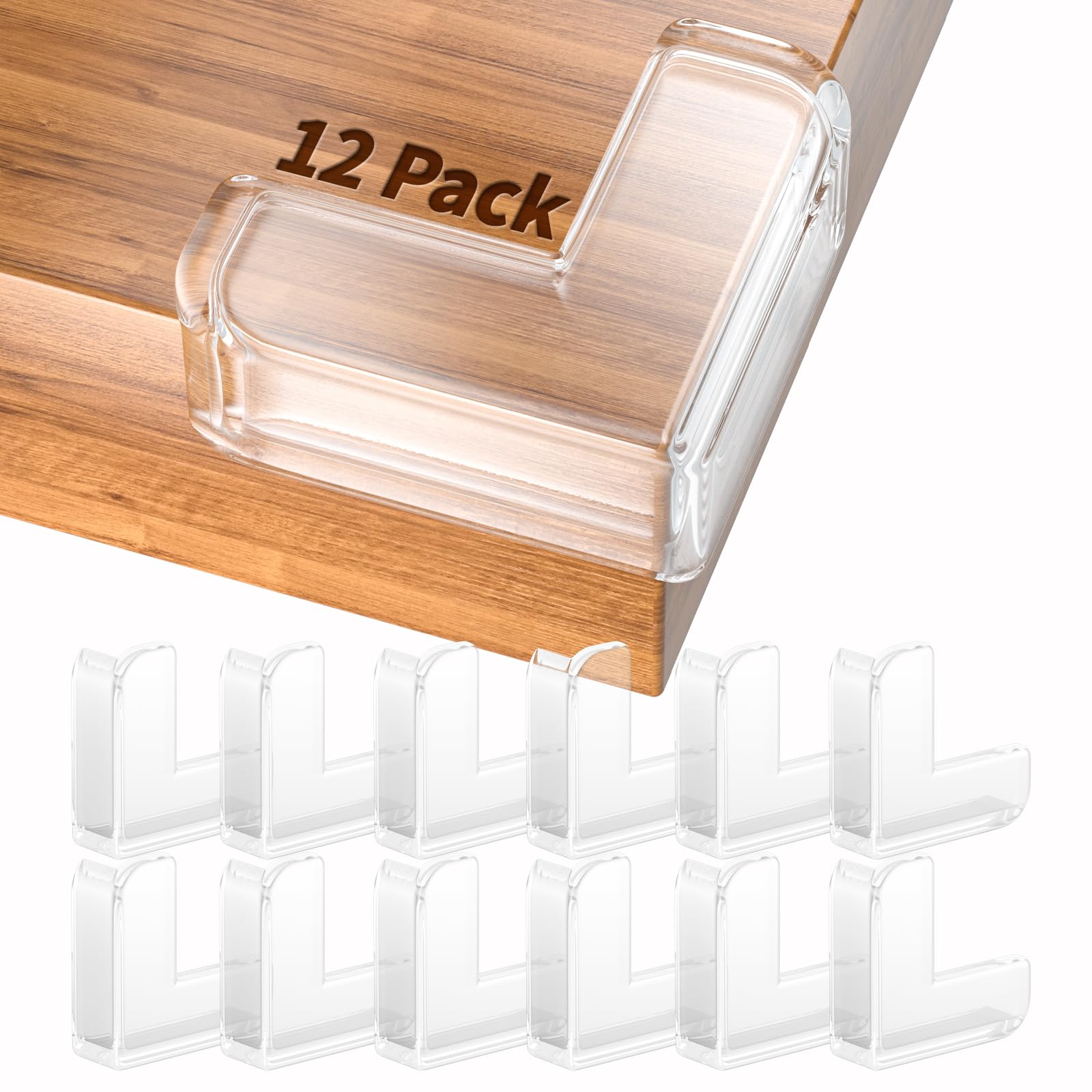 Baby-Safe Corner Guards — 12-Pack